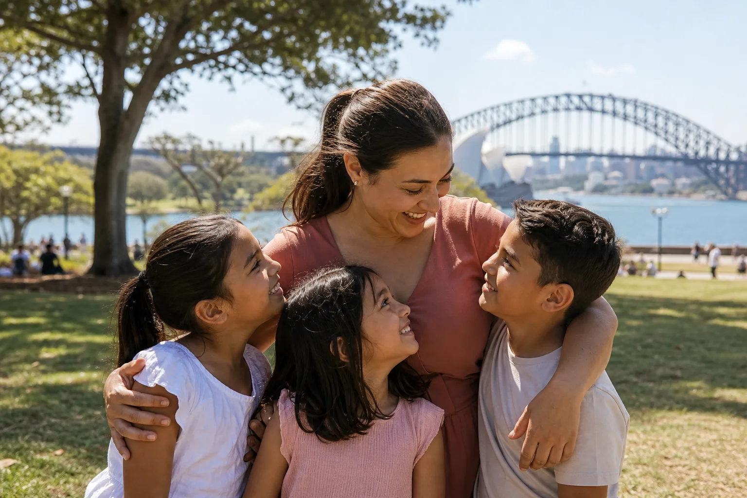Children joining family in Australia