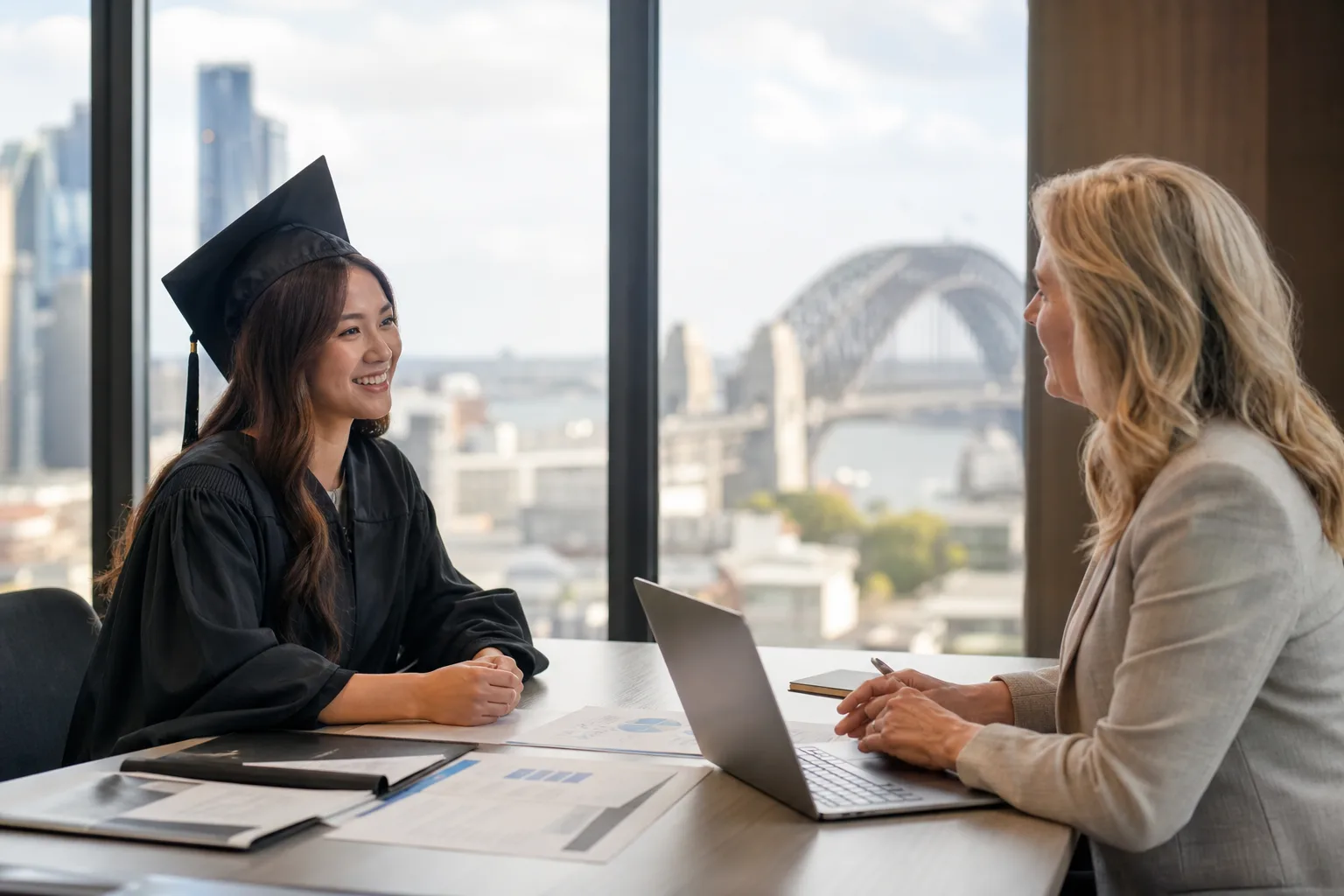Graduate planning next steps in Australia